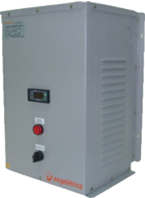 Banco de Capacitores Programável em caixa antiga